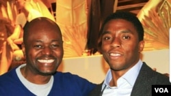 Roger Muntu and Chadwick Boseman