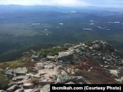 Katahdin Woods and Waters National Monument, as seen from the top of the mountain.