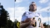 Northern Arizona University's Jonny Bottorff poses for a photo on campus on Monday, Oct. 28, 2024, in Flagstaff, Ariz. (AP Photo/Josh Biggs)