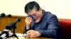 FILE - A man who identified himself as Kim Dong Chul, a naturalized American citizen, was arrested in North Korea in October. He attends a news conference in Pyongyang, North Korea, in this undated photo.
