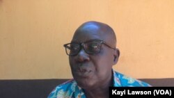 Le professeur Magloire Kuakuvi de la Commission épiscopale justice et paix, Lomé, Togo, 9 août 2016. (VOA/Kayi Lawson)
