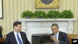 Prezida Barack Obama n'icegera ca Prezida W'Ubushinwa, Xi Jingping