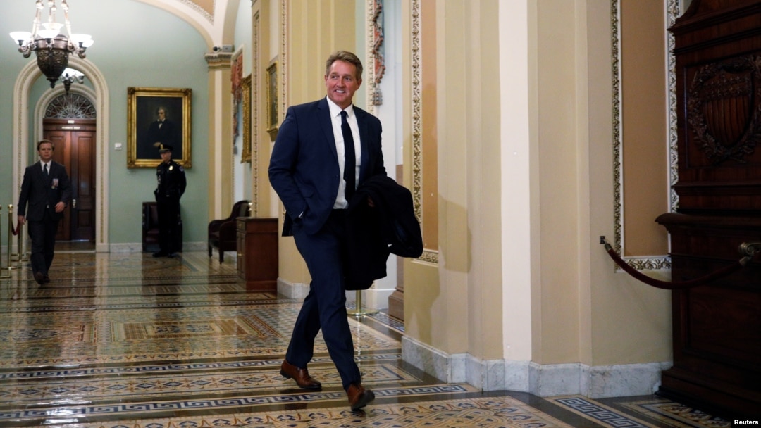 Jeff Flake, bivši senator iz Arizone, tokom svog mandata u Kongresu otvoreno se sukobljavao sa predsjednikom Trumpom.
