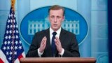 FILE - White House national security adviser Jake Sullivan speaks during the daily briefing at the White House in Washington, Dec. 12, 2022.