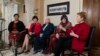 Dari kiri: Shalanda Young, Senator Susan Collins, Senator Patty Murray, Rosa DeLauro, dan Kay Granger, saat wawancara dengan The Associated Press di Gedung Capitol, Washington, 26 Januari 2023. (AP/Manuel Balce Ceneta)