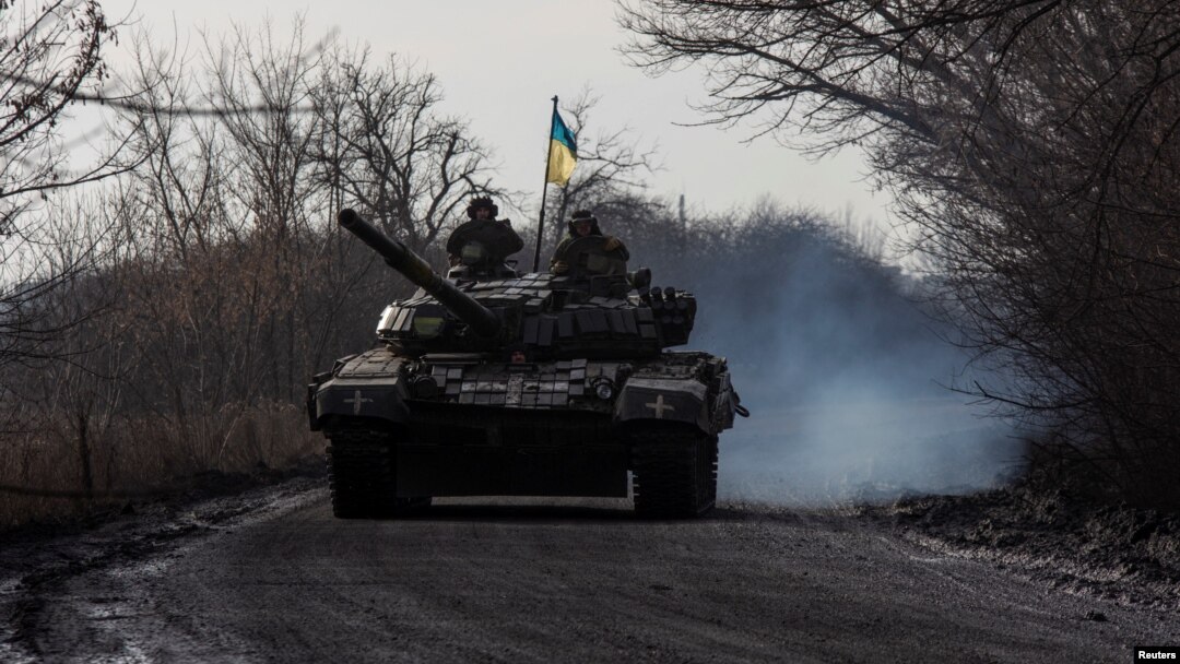 Украинские военные в районе Бахмута. Донецкая область, Украина. 