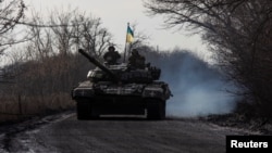 Украинские военные в районе Бахмута. Донецкая область, Украина. 