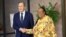 Ngoại trưởng Nam Phi Naledi Pandor và Ngoại trưởng Nga Sergei Lavrov.