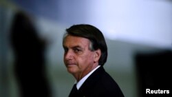 Rais wa zamani wa Brazil, Jair Bolsonaro kwenye picha ya maktaba.