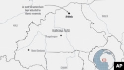 At least 50 women were abducted by Islamic extremists in Burkina Faso’s northern Sahel region, Jan. 12-13, 2023.