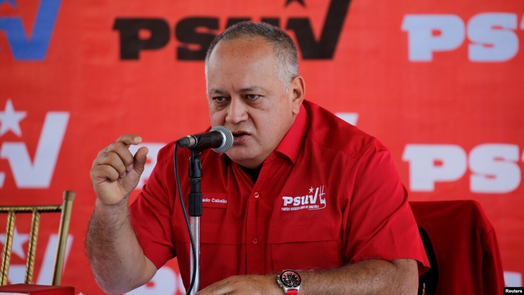 ARCHIVO - Diosdado Cabello, primer vicepresidente del PSUV.