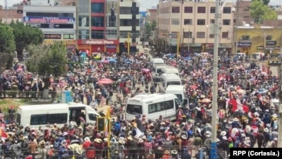 La toma de Lima”, marchan en Perú contra el gobierno de Dina Boluarte