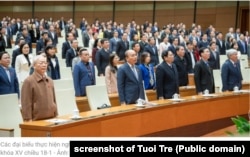 Quốc hội Việt Nam họp phiên bất thường hôm 18/1 để miễn nhiệm chức chủ tịch nước đối với ông Nguyễn Xuân Phúc.