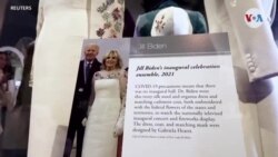 Smithsonian exhibe vestidos del Día de la Inauguración de la primera dama de EEUU 