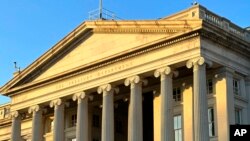 FILE - The Treasury Department is seen in Washington, Jan. 18, 2023.