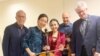 Peni Candra Rini dan Kronos Quartet Menjelang Penampilan di Carnegie Hall 27 Januari 2023 (Foto: Peni Candra Rini)