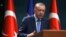FILE - Turkish President Recep Tayyip Erdogan speaks to the media during a news conference in Ankara, Turkey, Nov. 8, 2022.