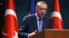 FILE - Turkish President Recep Tayyip Erdogan speaks to the media during a news conference in Ankara, Turkey, Nov. 8, 2022.