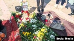 مزار محمد حسینی، معترض اعدام‌شده