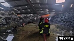 মোংলা ইপিজেডে কারখানার আগুন ২৪ ঘণ্টা পর পুরোপুরি নিয়ন্ত্রণে