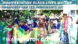 Manifestation Black Lives Matter organisée par les immigrants africains