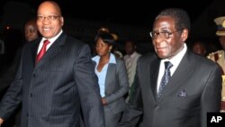 Mutungamiri weSouth Africa, VaJacob Zuma nemutungamiri wenyika VaRobert Mugabe