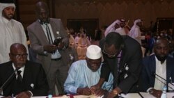 Signature d'un accord tchadien sans deux groupes rebelles