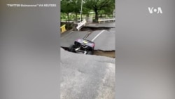 Bridge Collapses After Heavy Rain in Japan