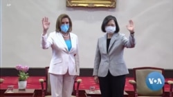 Pelosi Meets Taiwan Lawmakers in Taipei