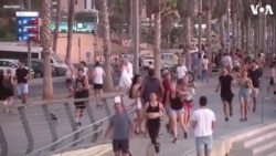 Crowd Flees Tel Aviv Beach After Siren Sounds 