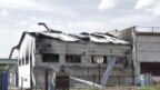 Một nhà tù tại Olenivka, đông Ukraine, thuộc phu vực do các phần tử ly khai được Nga hậu thuẩn kiểm soát bị trúng đạn vào ngày 29/7/2022.