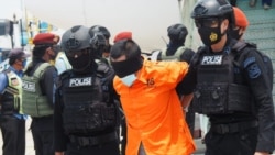 Koordinator teroris wilayah Aceh jaringan Jemaah Islamiyah (JI) berinisial ISA (37) yang ditangkap Densus 88 di Kabupaten Aceh Tamiang, 3 Agustus 2022. (Courtesy Polda Aceh)