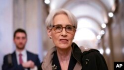 FILE - Deputy Secretary of State Wendy Sherman is pictured at the Capitol in Washington, March 30, 2022. 