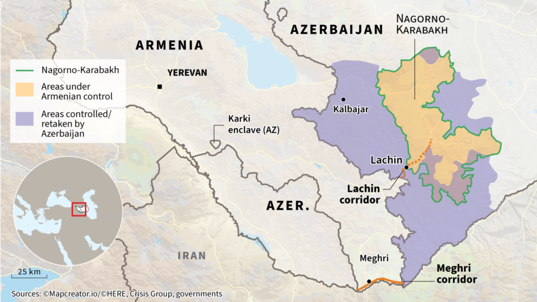 Armenia and Azerbaijan 'could reach peace deal by end of year' over  disputed Nagorno-Karabakh region, World News