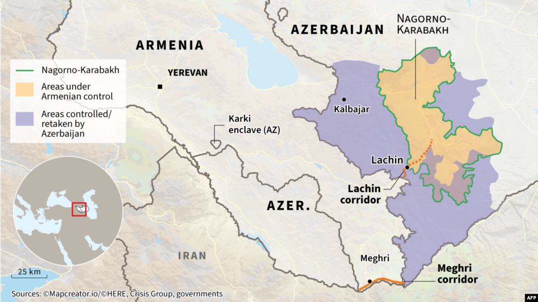 The Armenians of Nagorno-Karabakh have been blockaded by Azerbaijan