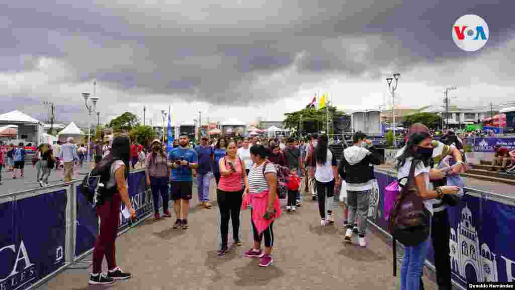 En la peregrinación se esperaban más de 2 millones de personas. Foto Donaldo Hernandez, VOA