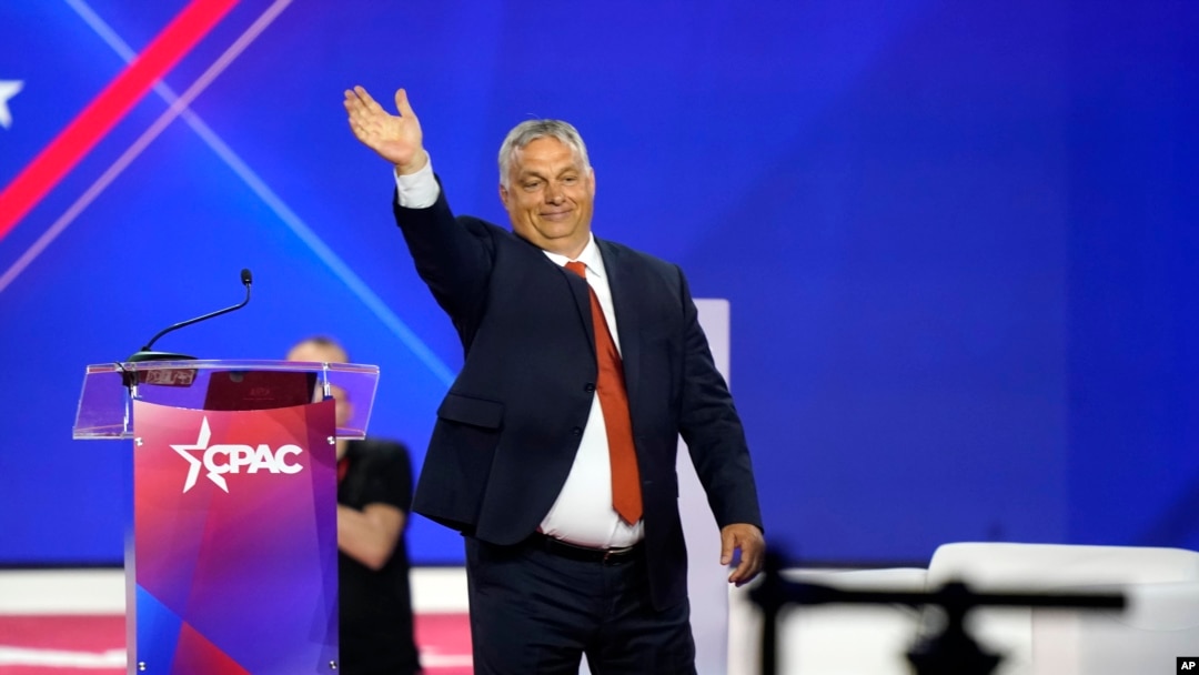 Viktor Orban Dallasdagi tadbir paytida