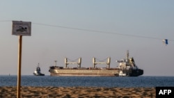 Фото: корабель Rojen з вантажес кукурудзи вийшов з порту Чорноморська, 5 серпня 2022 року