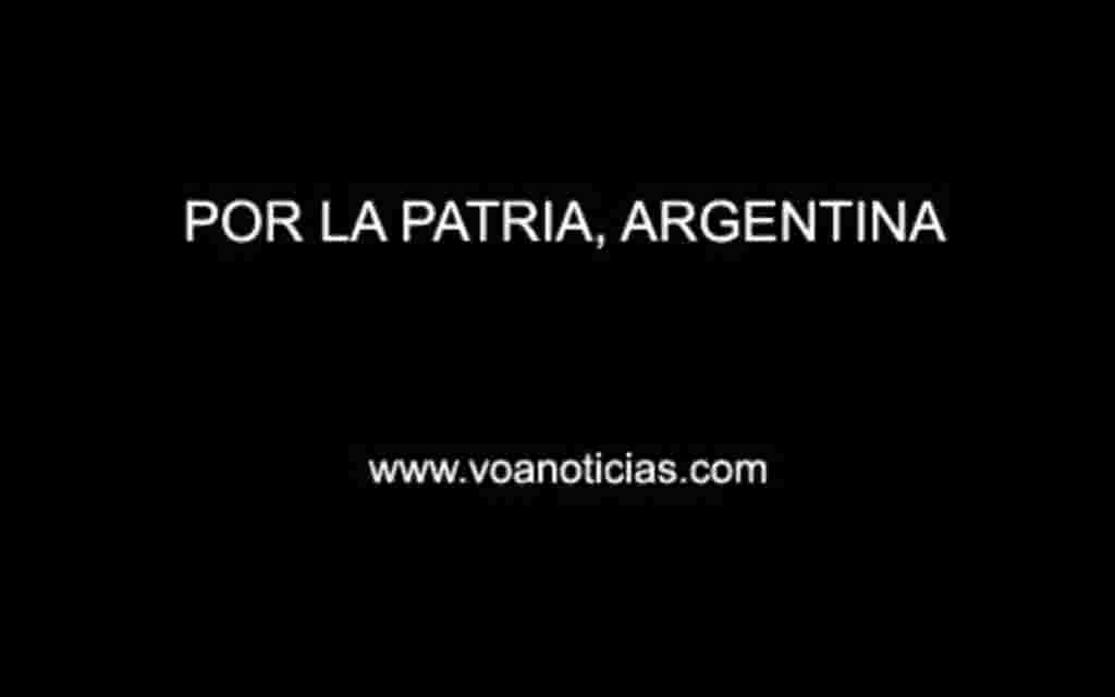 Por la patria, Argentina