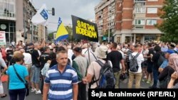 Protesti pred OHR-om, Sarajevo, 27. juli 2022.