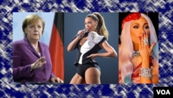 Ângela Merkel, Beyoncé e Lady Gaga