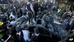 Mesto napada u južnom delu Bejruta