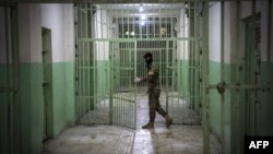 Une prison à Hasakeh dans le nord de la Syrie le 26 octobre 2019.