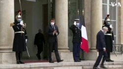 French President Macron Holds Counterterrorism Talks with Austrian Chancellor Kurz