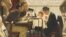 This undated photo provided by Sotheby's shows the popular Norman Rockwell masterpiece "Saying Grace," which is heading for the auction block. 