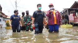 Banjir melanda Pekalongan pada Februari 2021, wilayah ini sebagian berada di bawah permukaan laut, sehingga menjadi langganan banjir. (Foto: Courtesy/Humas Jateng)