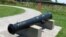FILE - A Revolutionary War-era gun that was recently brought to Fort Moultrie on Sullivans Island, S.C., is seen on Friday, June 27, 2014.