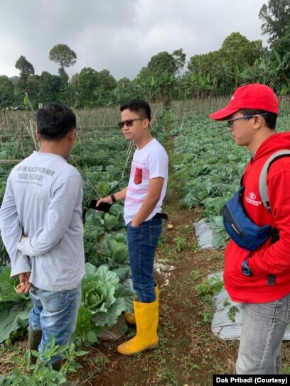 Petani milenial Sandi Octa Susila. (Foto: Dok Pribadi)