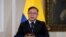 El presidente de Colombia, Gustavo Petro, asiste a una reunión para revisar la cooperación en temas de seguridad, comercio y cambio climático, en la sede de la Presidencia de Colombia, en la capital, Bogotá, el 3 de octubre de 2022.
