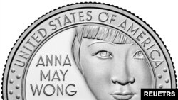 An undated proof image shows the likeness of Asian American actress Anna May Wong, to be cast on the fifth 25-cent coin in the American Women Quarters (AWQ) Program to be issued by the U.S. Mint. 